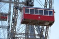 Ferris wheel in the large amusement park `Prater` in Vienna, Austria, Europe Royalty Free Stock Photo